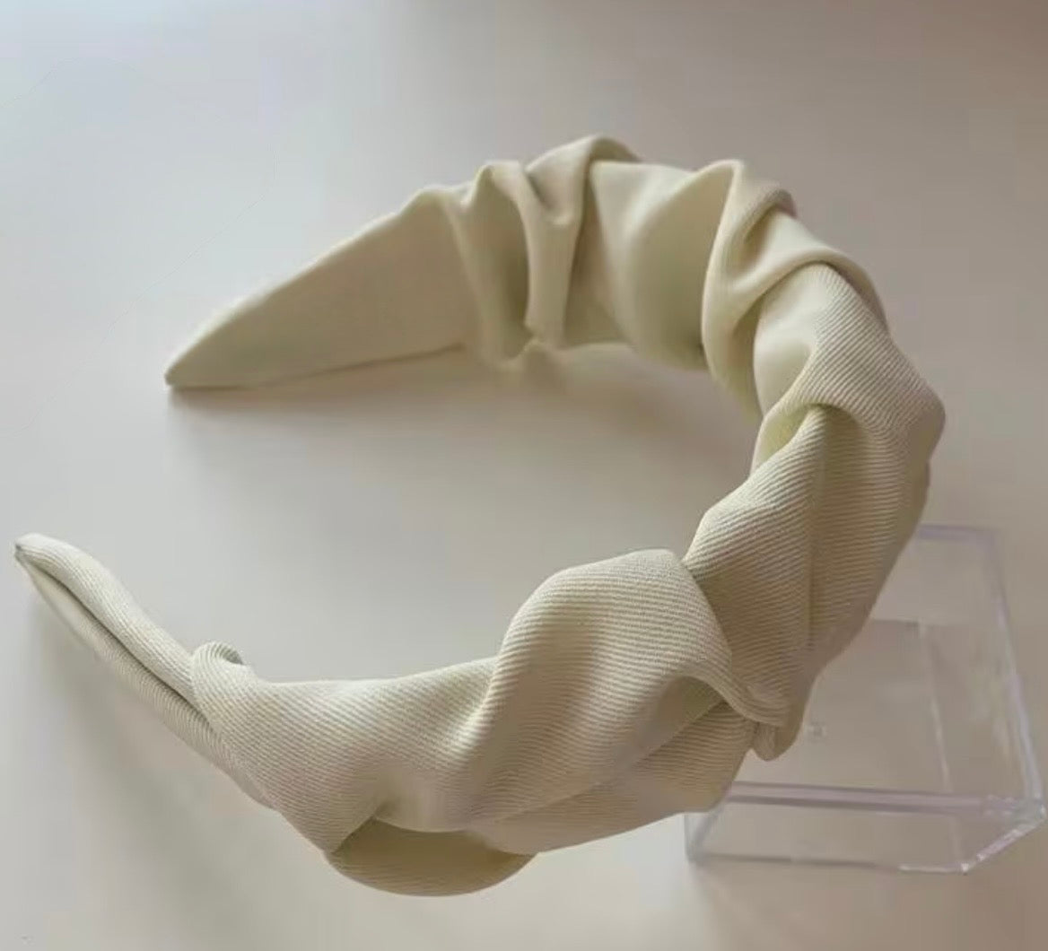 Ruched Fabric Headband