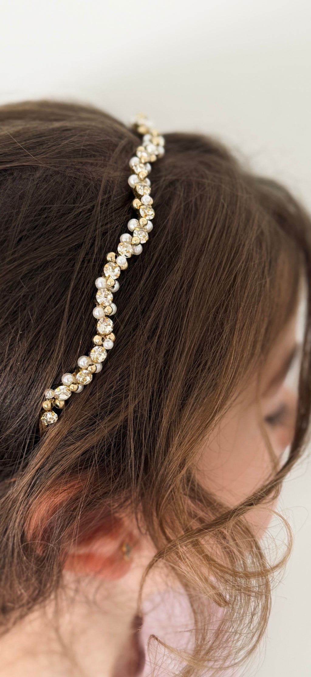 Crystal Pearl Headband