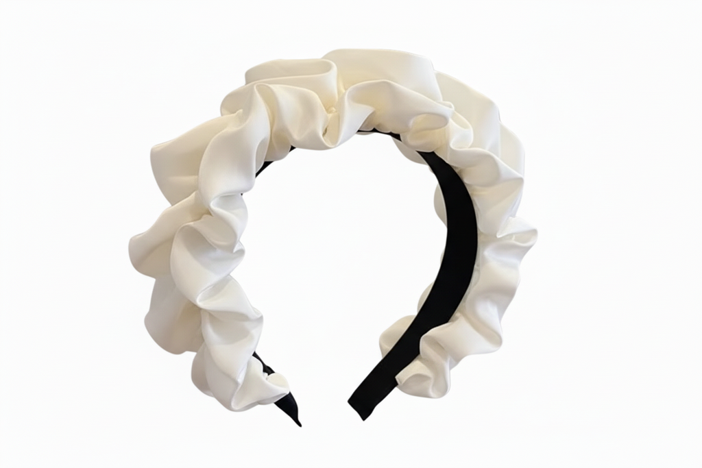 Ruched Satin Headband