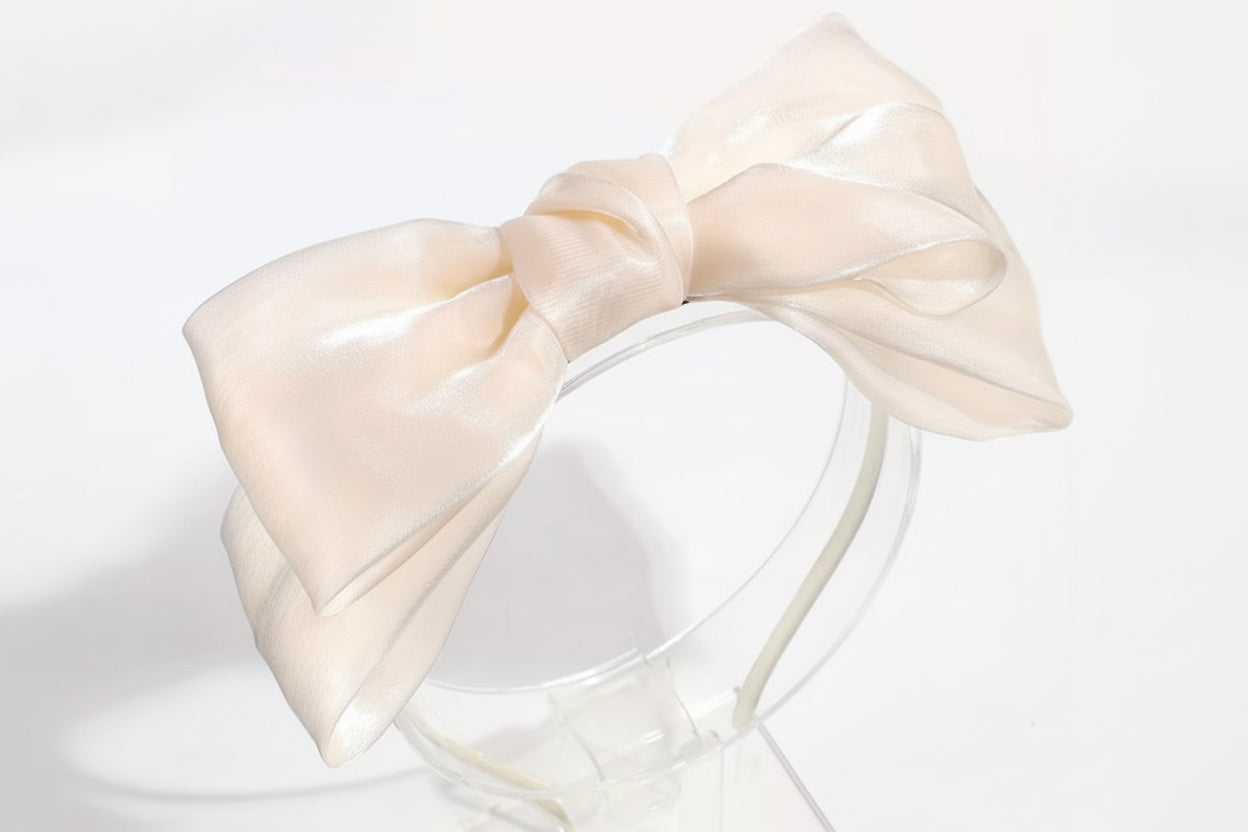 Classic Satin Bow Headband